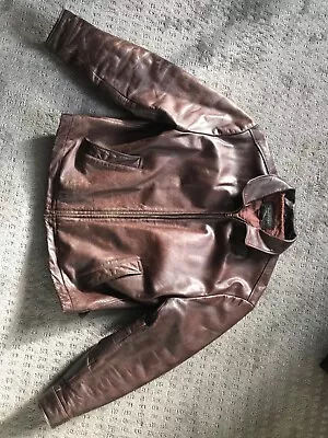 Vintage Banana Republic Leather Jacket • $30