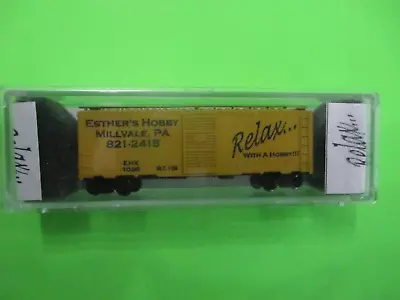 Micro Trains Esthers Hobby Exclusive 821-2415 40' Box Car N Scale Nos Mib • $22.05