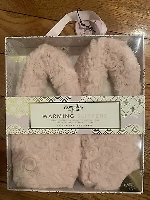 Clementine & Jane Pink Warming Slippers Lavender Infused One Size Fits All • $28