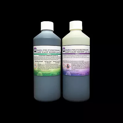 £23.65 • Buy Black Fast Cast Polyurethane Liquid Plastic Casting Resin 1kg Kit (925ml)