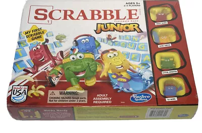 Scrabble Junior Crossword Word Game Double Sided 2 Level My First Scrabble Game • £17.35