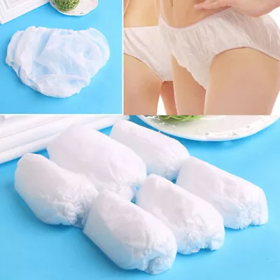 £2.51 • Buy 6Pcs/set Disposable Non Woven Paper Brief Panties Underwear Ladies Wom-PA