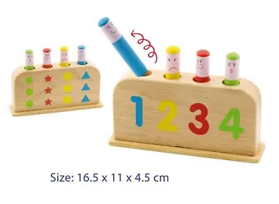 $12.95 • Buy Fun Factory - Wooden Pop Up Toy Educational GIFT Fun