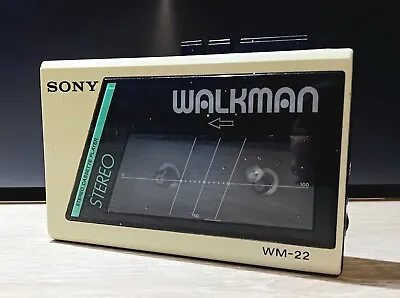 Vintage/Retro Sony Walkman WM-22 Working Personal Cassette/Tape Player 80's • £69