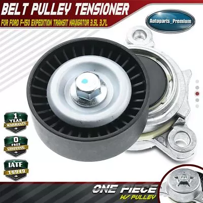 Belt Tensioner With Pulley For Ford F-150 Expedition Transit Navigator 3.5L 3.7L • $34.69