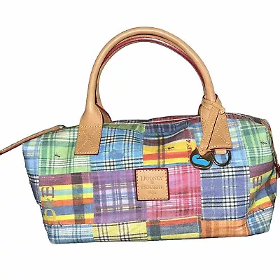 Dooney And BOURKE Spring Madras Plaid Picnic Ants. EUC  • $9.68