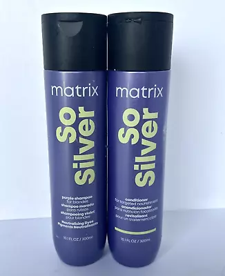 Matrix Total Results So Silver Shampoo And Conditioner 10.1 Oz Set NEW • $37