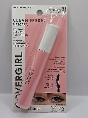 Covergirl CG Clean Fresh Extreme Black 920 Mascara 9ML • £4.99
