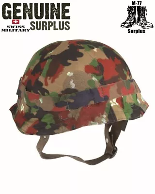 Swiss Army M71 Alpenflage Camo Helmet Cover Fits MICH PASGT ACH LWH ECH Surplus • $7.99