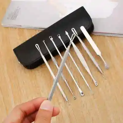 $5.29 • Buy  8 Pcs Blackhead Pimple Blemish Face Acne Comedone Remover Extractor Tools Kit