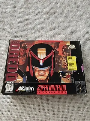 Judge Dredd (Super Nintendo Entertainment System 1995) • $100