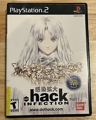 Sony PlayStation 2 PS2 Dot .hack Infection With Manual No DVD Tested & Working • $21.91