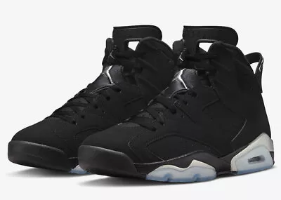 $400 • Buy Nike Air Jordan 6 Retro Black/Metallic Silver 'Chrome' Mens US Size 8.5-14 NEW✅