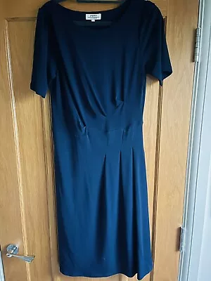 Papaya Navy Blue Day Dress Size 10 Fully Lined Brand New • £8.99