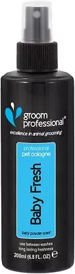 £12.89 • Buy Groom Professional Pet Cologne All Types Fresh Scent Dog Spray 100ml-200ml-500ml