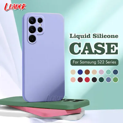 $9.89 • Buy Liquid Silicone Shockproof Phone Cover Case For Samsung Galaxy S22 Ultra S21 FE
