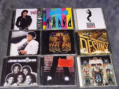 Michael Jackson LOT OF 9 CDs • $50