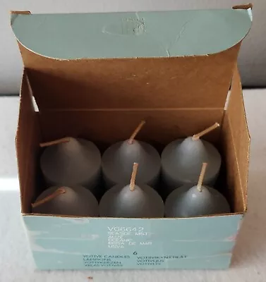 New! Partylite Seaside Mist Box Of 6 Votive Candles V06642 Retired NIB • $11.95