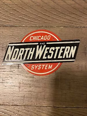 $15 • Buy Vintage Post Cereal Chicago And NorthWestern Railroad Embossed Tin / Metal Sign 