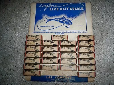 Vintage Angler Live Bait Cradle Dealer Display - Vintage Bait Harness - Rare !!! • $14.50