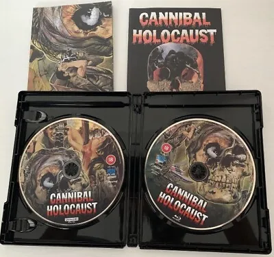 2 Discs CANNIBAL HOLOCAUST 4K ULTRA HD + BLURAY Inc Poster Booklet Card SlipCase • £59.95