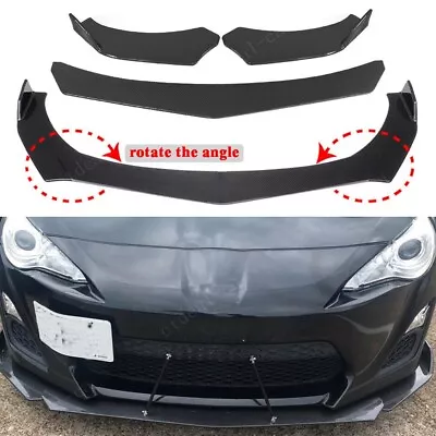 Carbon Fiber Front Bumper Lip Spoiler Splitters Body Kit For Scion XA XB TC FRS • $49.99