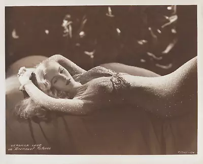 HOLLYWOOD BEAUTY VERONICA LAKE STYLISH POSE STUNNING PORTRAIT 1940s Photo 10 • $199.99