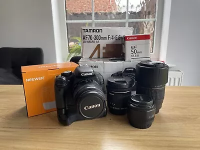 Canon EOS 550d DSLR Bundle • £350