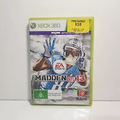 Madden NFL 13 - Xbox 360 **Free Postage** Microsoft • $4.77