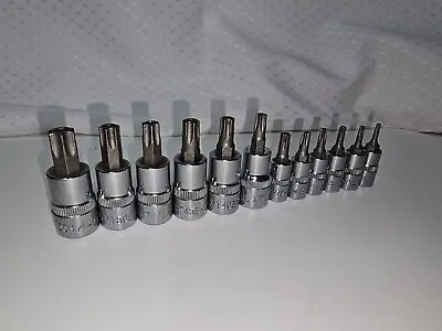 MAC Tools 3/8  & 1/4  Drive TORX Driver Bit Socket Set Of 12 USA • $99.99