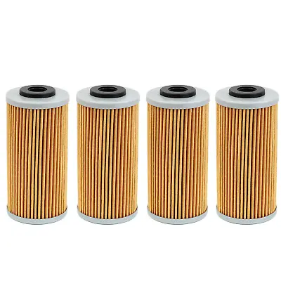 4pcs Oil Filters For BMW G450X 09-12 TC449 TE449 TE510 SHERCO SE 250 300 450 500 • $15.99