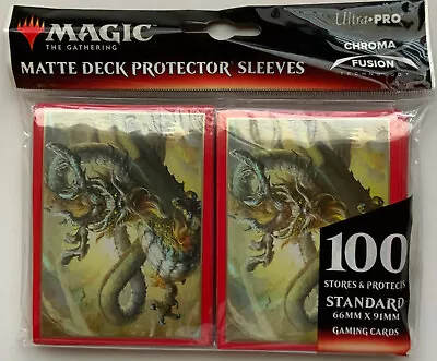 100 ULTRA PRO MTG Magic Deck Protector Card Sleeves Ancestral Dragon • $8.99