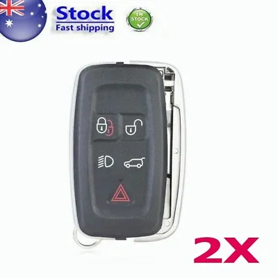 2X Replacement Remote Key Shell Fob To Suit Land Rover LR4 Range Rover Evoque • $55.60