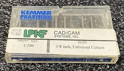 Qty 7 Lpkf C200 Universal Milling 1/8  Variety Bit For Plotter Cad/cam Systems • £77.10