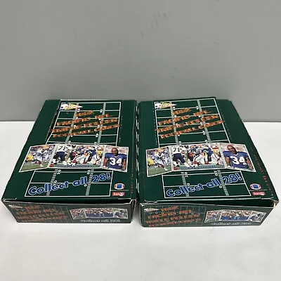 1992 Pacific Football NFL Triple Folders Box Lot Of 2 72 Total Packs 36 In Each • $55