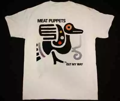 Meat Puppets Out My Way T-Shirt Short Sleeve Cotton White Men S To 5XL • $22.99