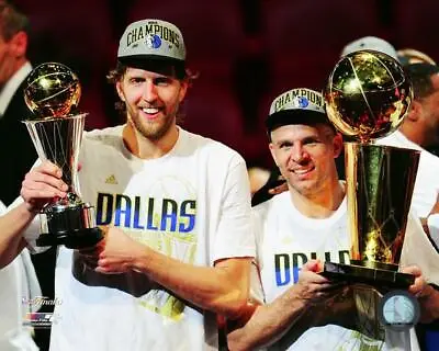 $9.99 • Buy 2011 Finals DIRK NOWITZKI & JASON KIDD  Dallas Mavericks  LICENSED 8x10 Photo