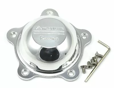 New American Racing Polished Wheel Center Cap Metal Torq Thrust Salt Flat VN471 • $24