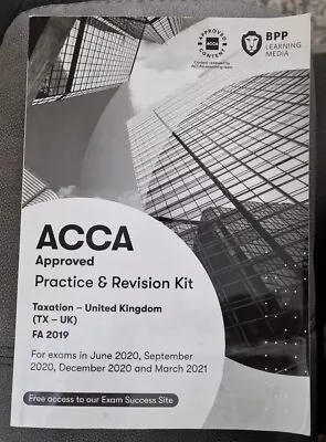 ACCA Taxation FA2019: Practice And Revision Kit - Physical Book - BPP Learning M • £7.55