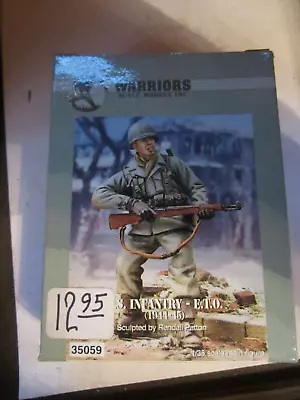 1/35 WWII US Infantry W/ Garand Resin Figure WARRIORS #35059 • $15.99