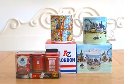 Christmas Presents Bone China Mugs Coffee Tea Cup Queen London Icon Gift Box   • £6.99