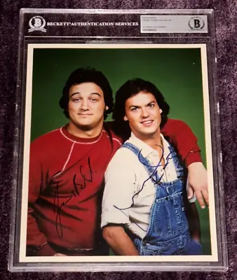 JIM BELUSHI & MICHAEL KEATON Signed Working Stiffs 8 X 10 PHOTO BAS Encapsulated • $699.95