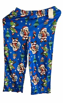 New With Tag Super Mario Pajama Christmas Pants Size 8 • $6.80