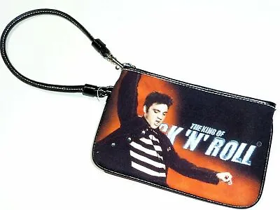 NEW Elvis Presley Small Wristlet Cosmetic Pouch BAG Purse • $9.88