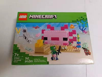 LEGO Minecraft The Axolotl House (21247) • $20