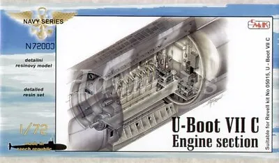 CMK N72003 1:72 Type VIIc U-Boat Engine Section • £48.96