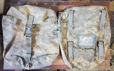 Lot Of 2 ~ACU Sustainment Pouch For Large Rucksack MOLLE II NSN 8465-01-524-7226 • $14