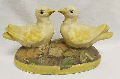Vaillancourt Chalkware Easter 2 Doves Signed 1986 • $43.75