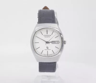 $99.99 • Buy VINTAGE CITIZEN QUARTZ CRYSTRON CQ 4-710045 MENS Watch JAPAN