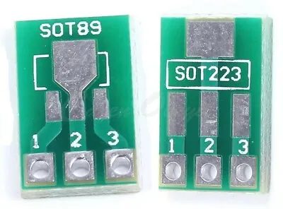 20pcs SOT89 SOT223 To DIP PCB Transfer / Adapter Board ~ Fast 1st Class Shipping • $7.29